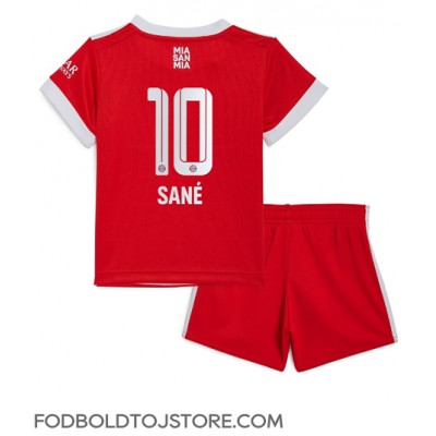 Bayern Munich Leroy Sane #10 Hjemmebanesæt Børn 2022-23 Kortærmet (+ Korte bukser)